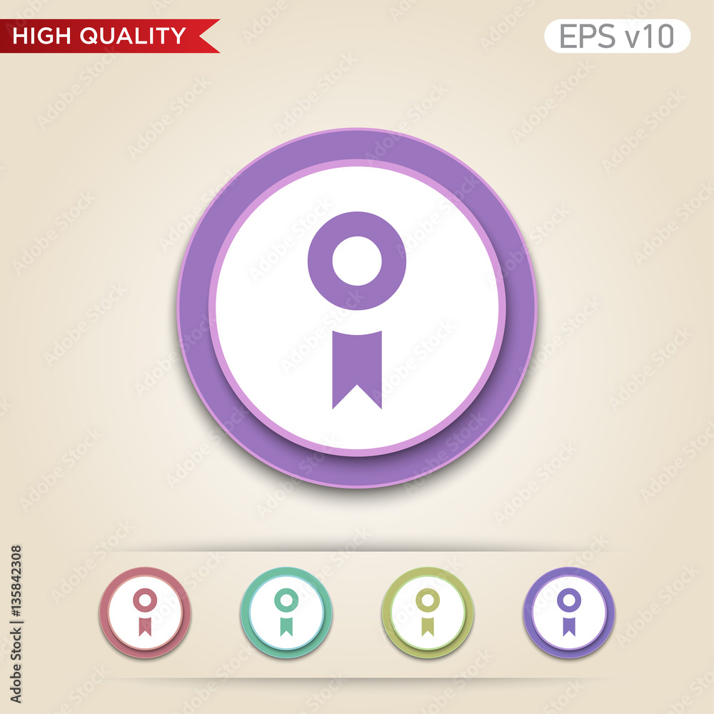 Award icon. Button with award icon. Modern vector. Award icon. Button with award icon. Modern vector.