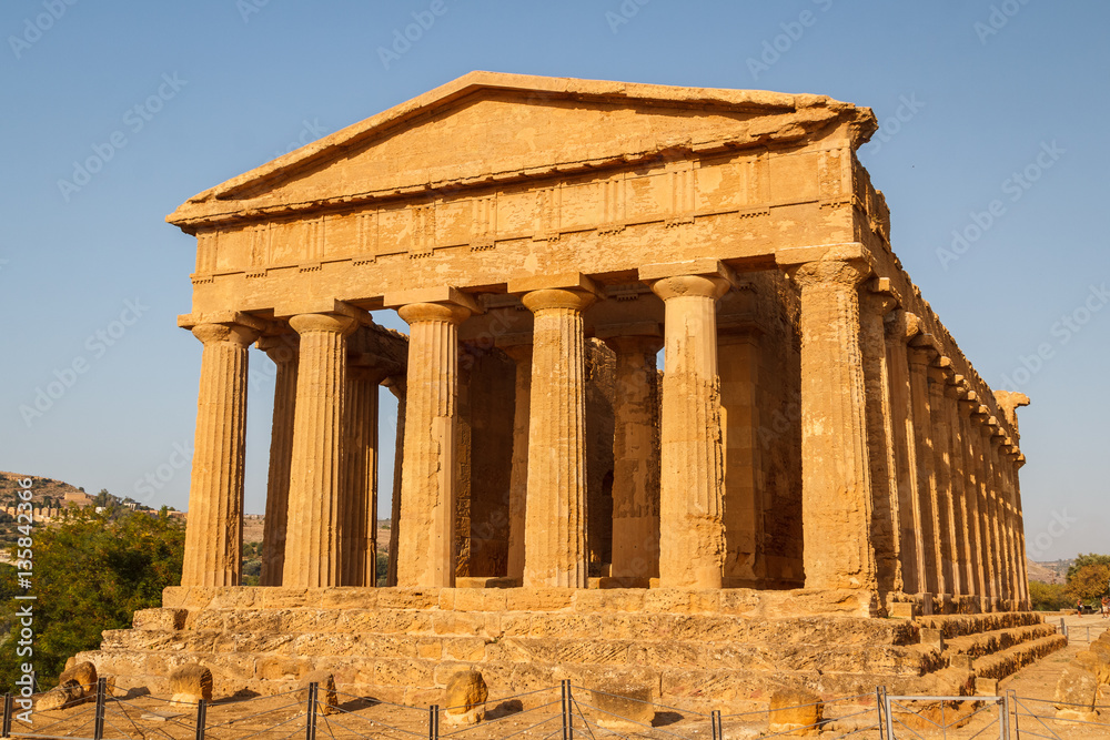 Ruins of the temples in the ancient city of Agrigento, Sicily, I