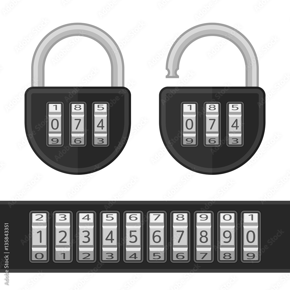 Vector code lock.
