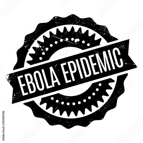 Ebola Epidemic stamp. Grunge design with dust scratches. Effects can be easily removed for a clean, crisp look. Color is easily changed.