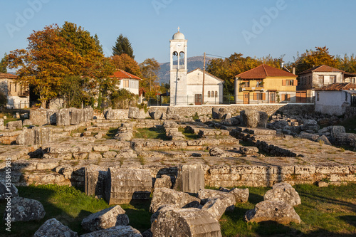 Ruins of the ancient city of Tegea, Peloponnese, Greece photo