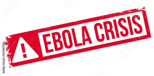 Ebola Crisis rubber stamp. Grunge design with dust scratches. Effects can be easily removed for a clean, crisp look. Color is easily changed.