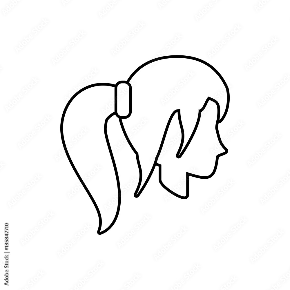 people casual woman icon image, vector illustration people casual woman icon image, vector illustration