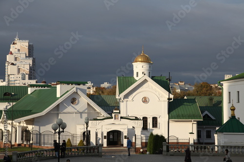 Belarus. Minsk. Veiw at Down town. Nimiga region photo