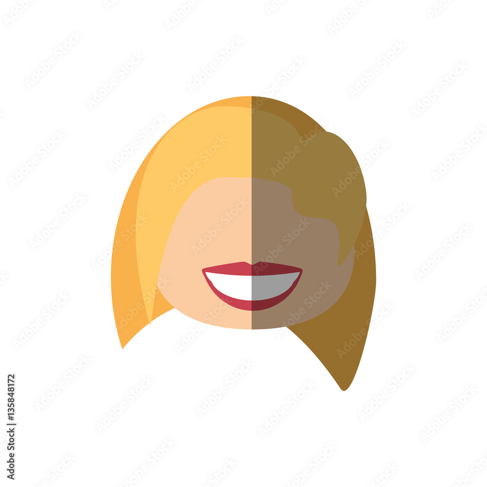people face commoner woman icon image, vector illustration design people face commoner woman icon image, vector illustration design