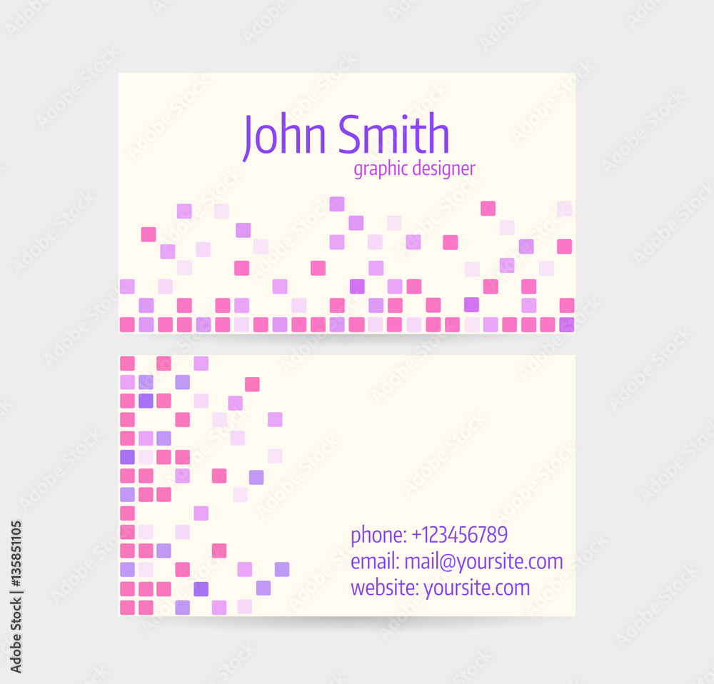 Business card template