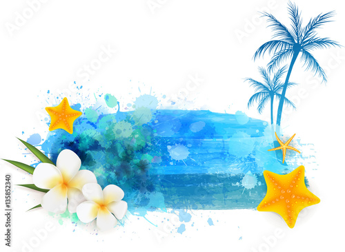 Summer vacation background