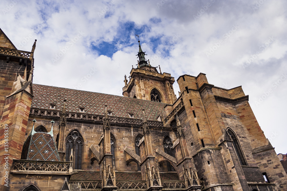 Colmar cathedral in France.