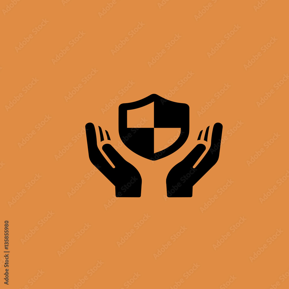 Obraz premium Security icon. flat design