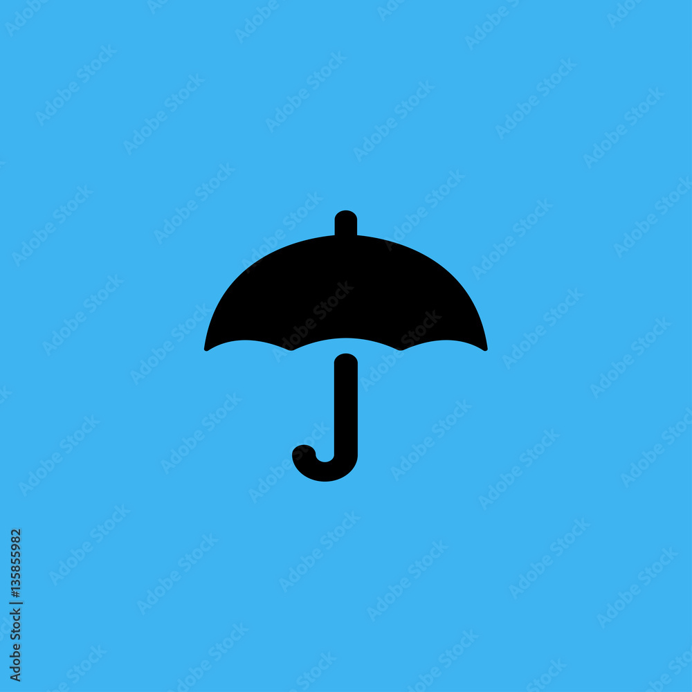 umbrella Icon. flat design umbrella Icon. flat design