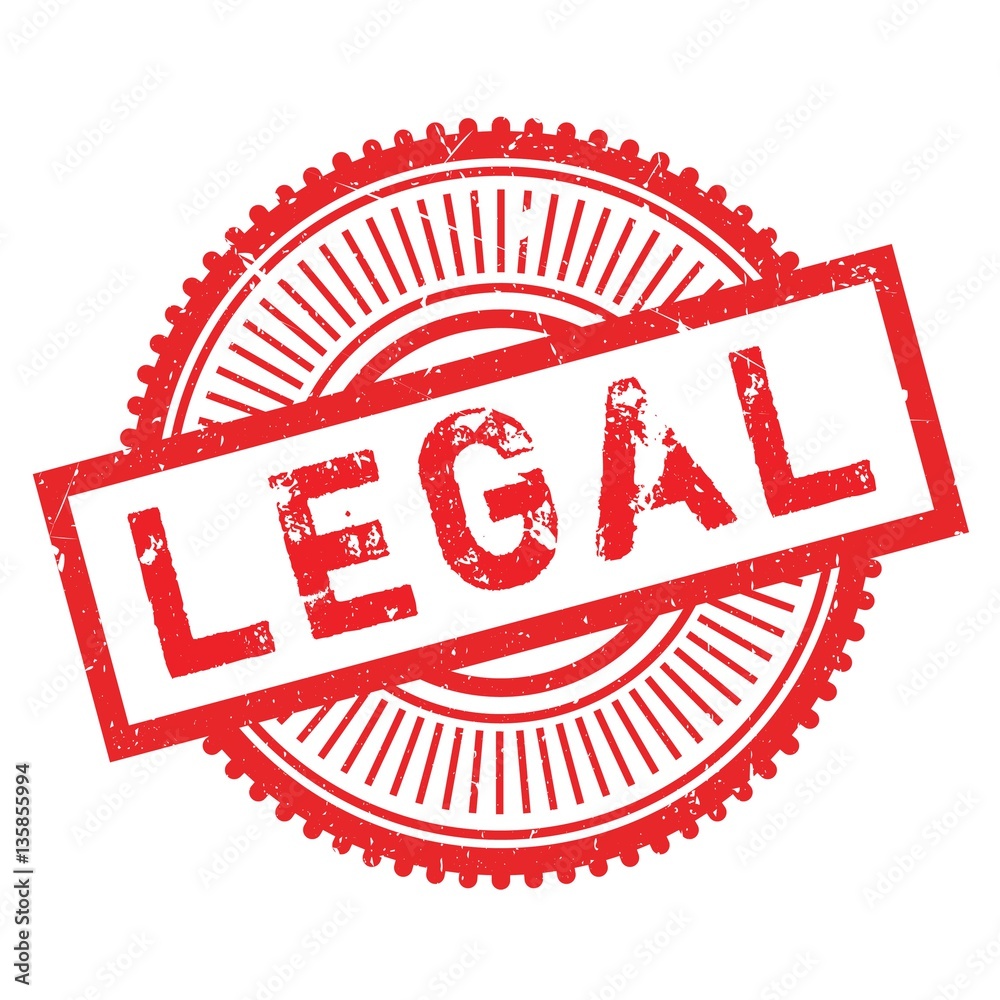 Legal stamp. Grunge design with dust scratches. Effects can be easily removed for a clean, crisp look. Color is easily changed. Legal stamp. Grunge design with dust scratches. Effects can be easily removed for a clean, crisp look. Color is easily changed.