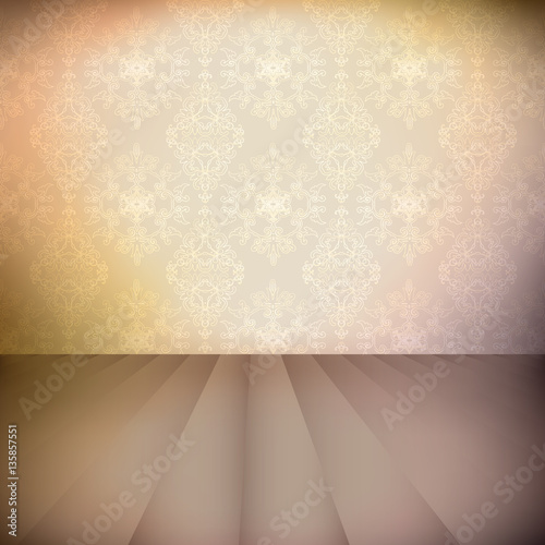 Vector Mockup Empty  Room 