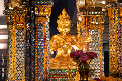 Canvas Print Erawan Shrine, Famous Landmark in Bangkok, Thailand