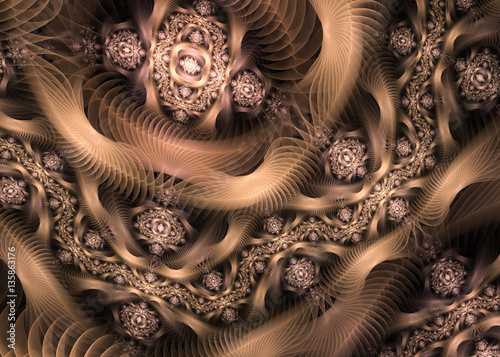 Fractal Pinnate   Background -  Fractal Art photo