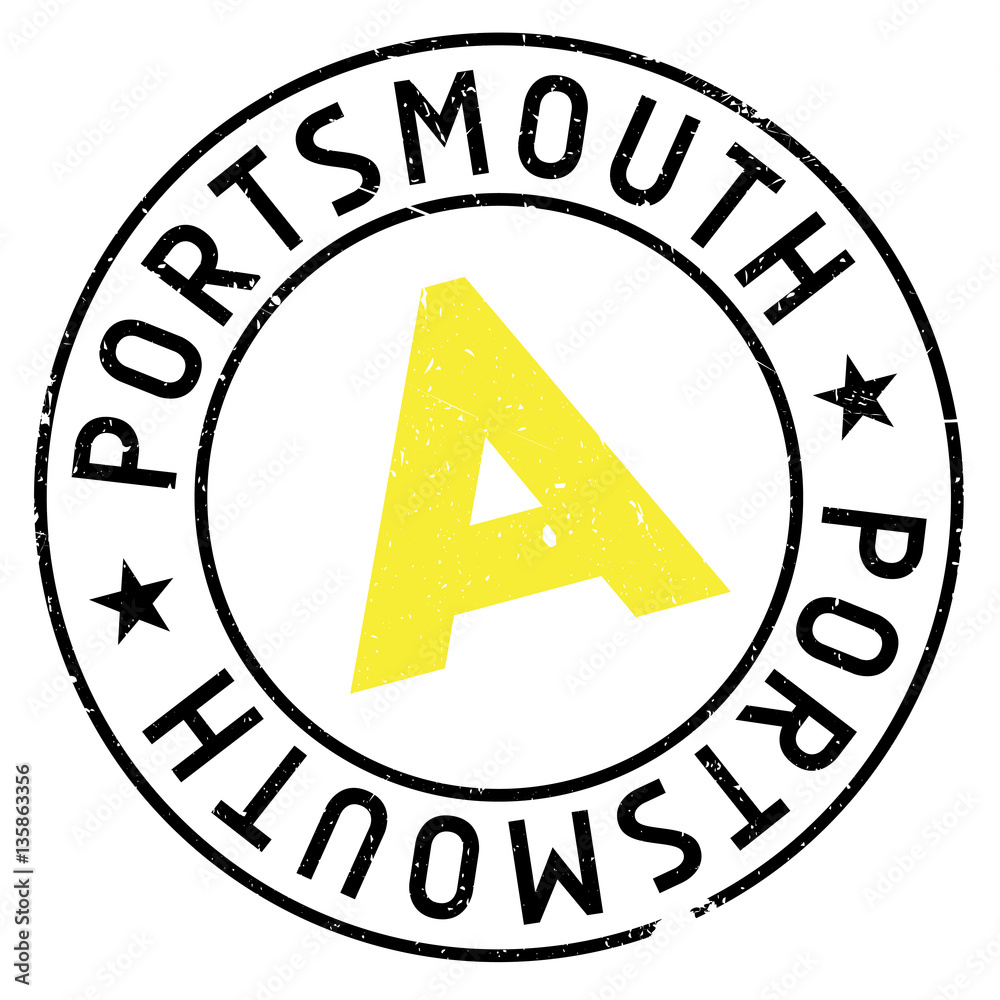 Portsmouth stamp. Grunge design with dust scratches. Effects can be easily removed for a clean, crisp look. Color is easily changed. Portsmouth stamp. Grunge design with dust scratches. Effects can be easily removed for a clean, crisp look. Color is easily changed.