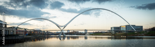 Infinity bridge, Stockton on Tees, Cleveland, UK photo