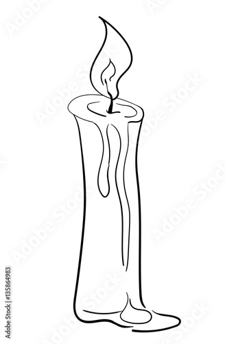 burning candle