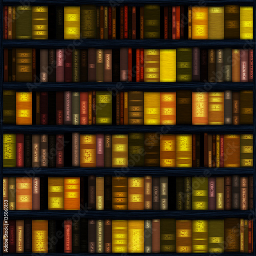  Continuous bookshelf pattern 