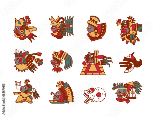 aztec maya avatar collection