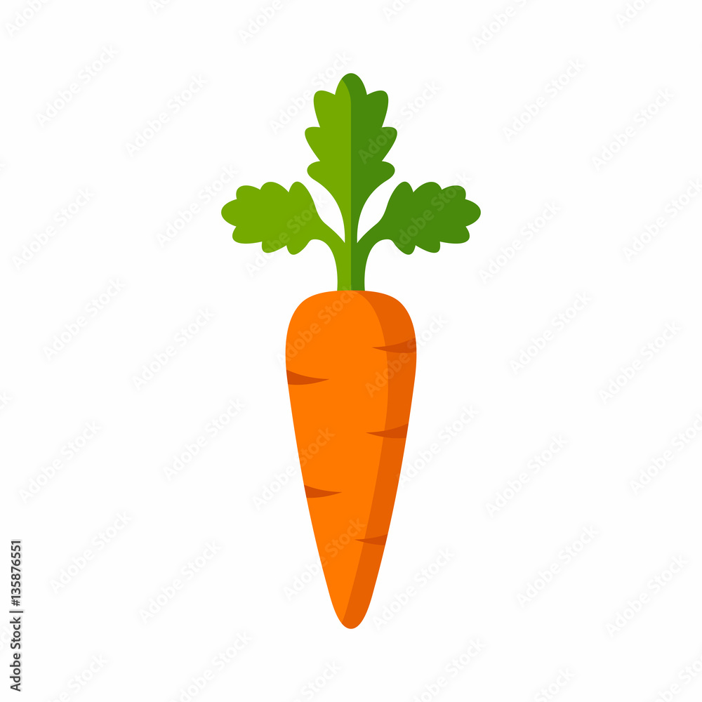 Carrot icon - obrazy, fototapety, plakaty 