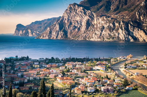 Town of Riva del Garda, Lake Garda, Italy.