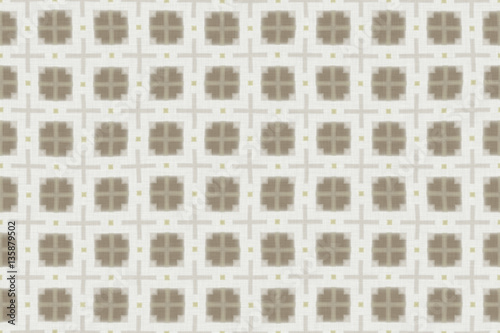 Continuous thin flaxen fabric pattern