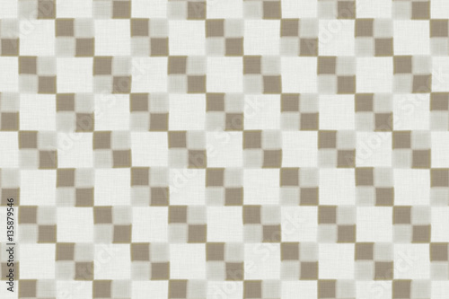 Continuous thin flaxen fabric pattern