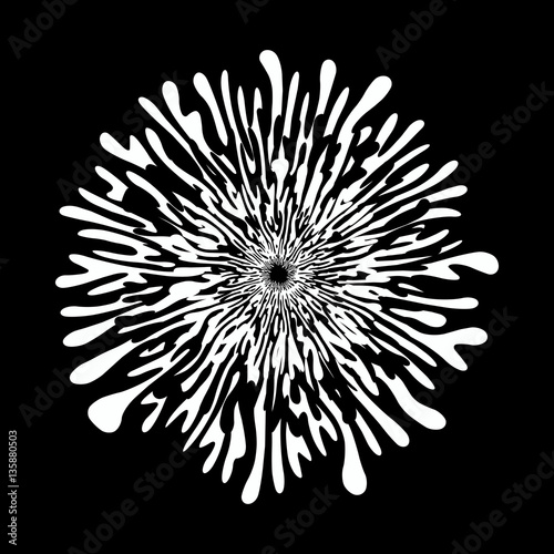 Amoeba Form for Design Project - vector illustration