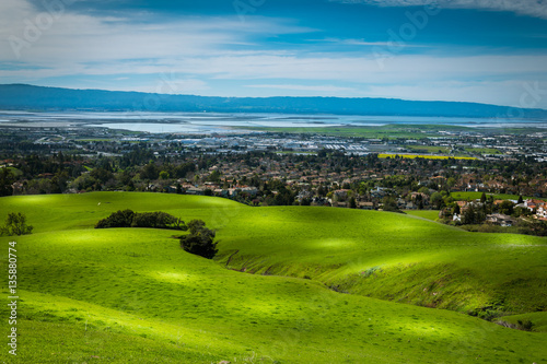 Silicon Valley panorama from Mission Peak Hill