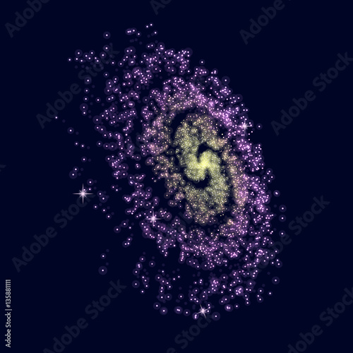 Galaxy - vector illustration
