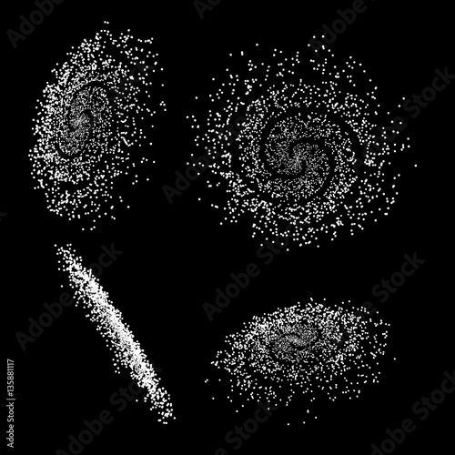 Galaxy - vector illustration
