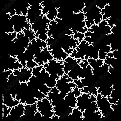 Cracks  bubble pattern - vector illustration
