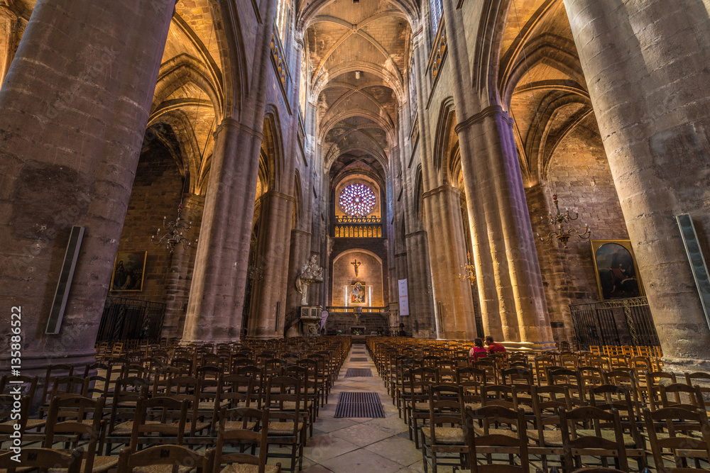 Cathedrale Notre-Dame in Rodez, France