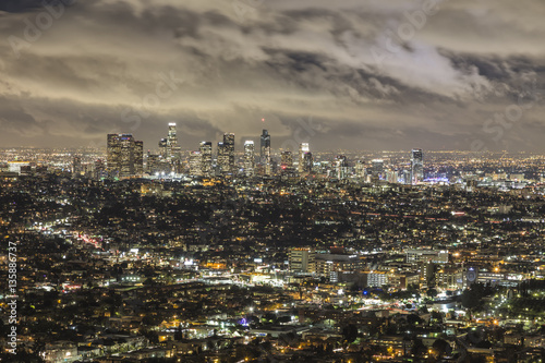 Los Angeles City Night View