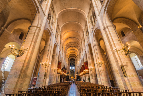 The Basilica of St. Sernin in Toulouse, France.