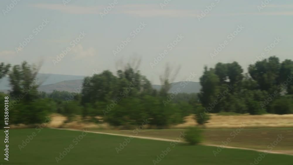 Window View from Car, Bus, Train - No 176 - Going Into Tunnel Window View from Car, Bus, Train - No 176 - Going Into Tunnel