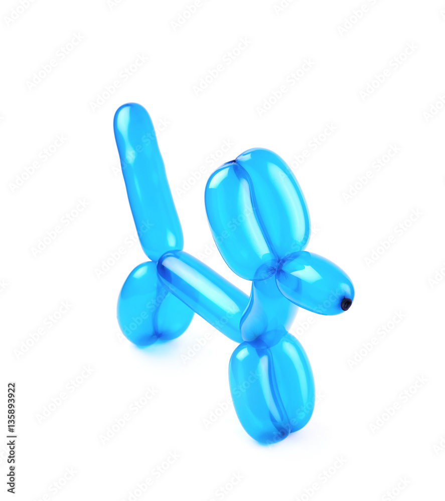 Puppy made of modelling balloon Puppy made of modelling balloon