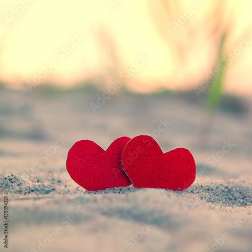 Hearts on the Sand
