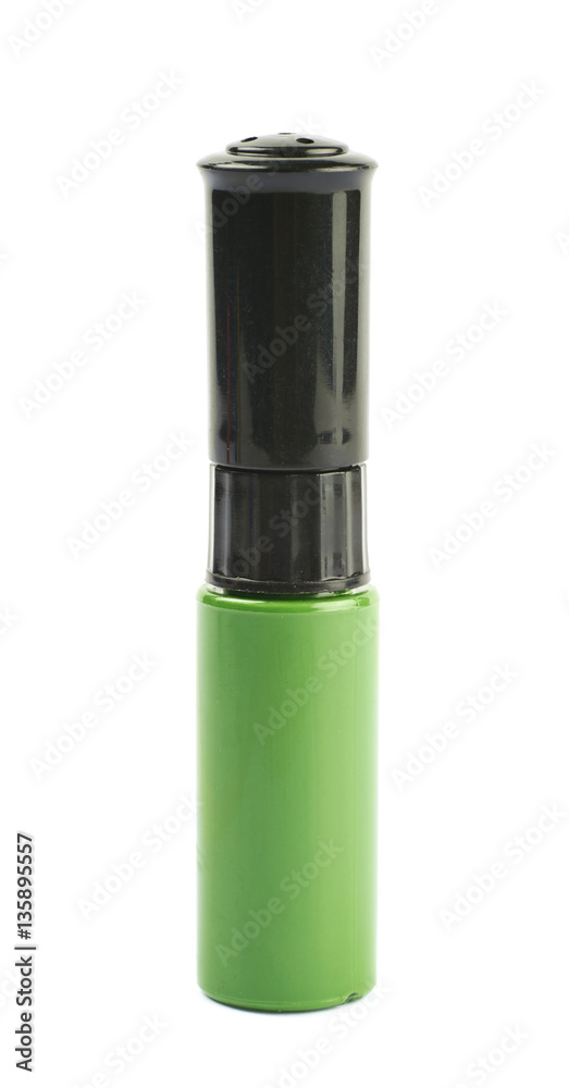 Bottle of nail polish isolated Bottle of nail polish isolated