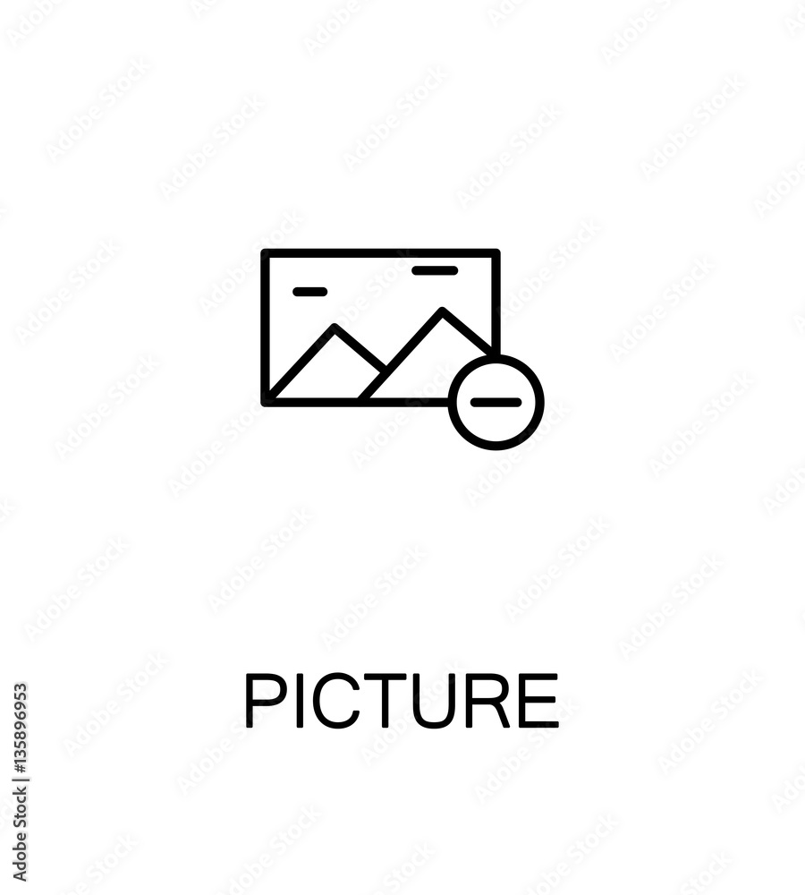 Picture flat icon Picture flat icon