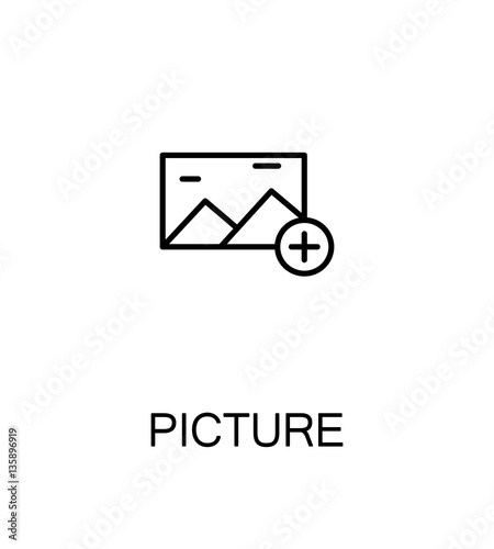 Picture flat icon