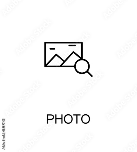 Photo flat icon