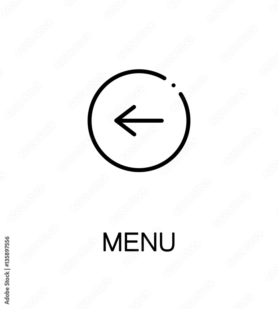 Menu flat icon Menu flat icon