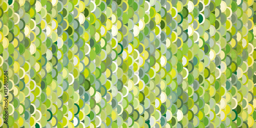 背景　鱗　模様（緑）