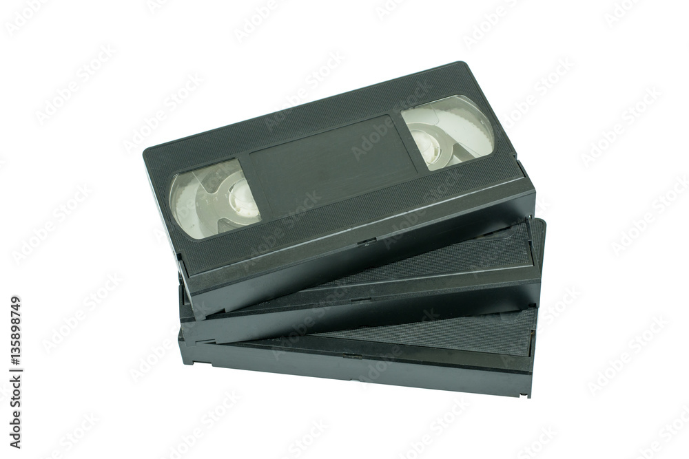 Videotape Isolated On White Background.