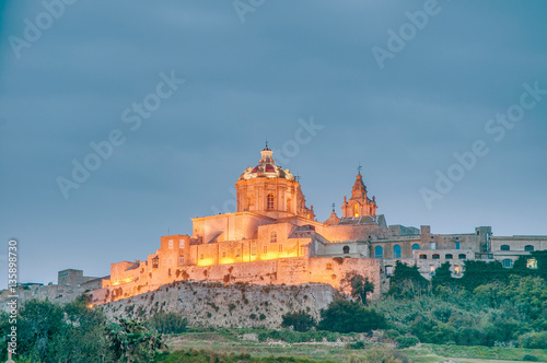 Saint Paul's Cathedral in Mdina, Malta