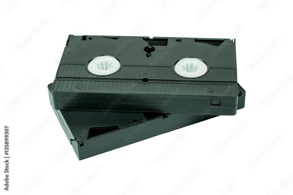 Videotape Isolated On White Background. Videotape Isolated On White Background.