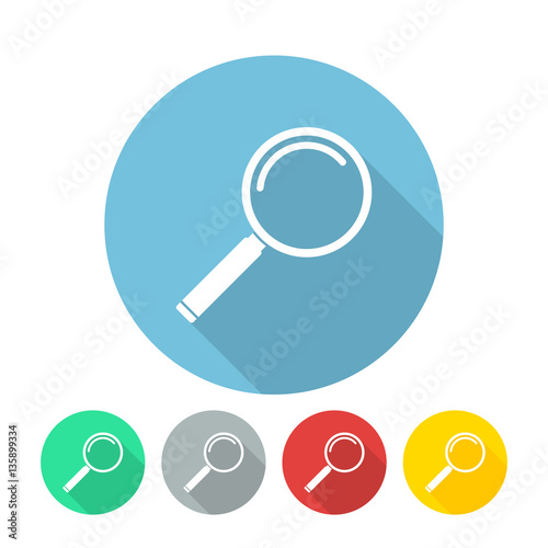 Search icon vector set