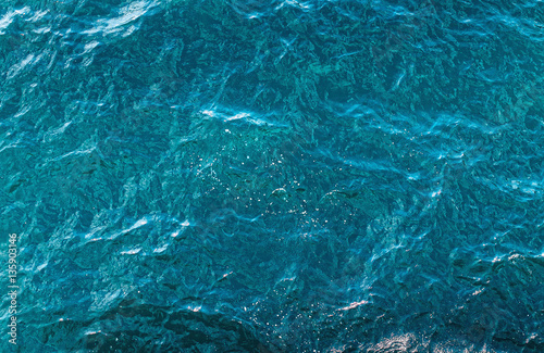 Fototapeta Naklejka Na Ścianę i Meble -  Turquoise ocean water waves background
