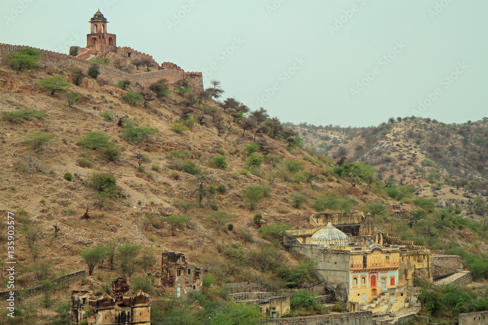 Φωτογραφία Amer Fort is principal tourist attraction in the Jaipur area